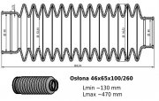 Osłona MIESZKOWA 46x65x100/260 DHOLLANDIA