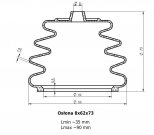 Osłona MIESZKOWA 8x62x73