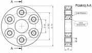 Sprzegło 38x115x20 z tuleki metalowymi