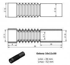 Osłona MIESZKOWA 10x11x50