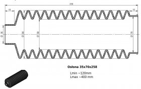 Osłona MIESZKOWA 35x70x258