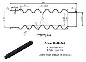 Osłona MIESZKOWA 40x48x544