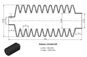 Osłona MIESZKOWA 12x24x120