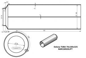 Osłona Tuba BARCARGOLIF 70x100x325