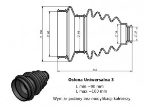 Osłona MIESZKOWA Uniwersalna 3